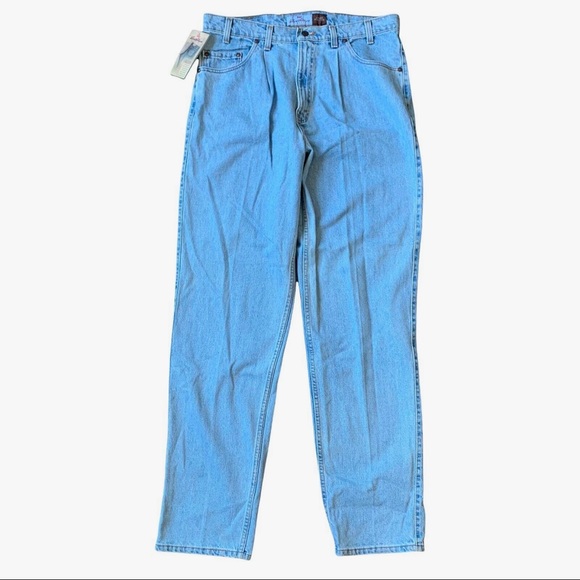 Levi's | Jeans | Vintage New Levis 547 Jeans 38 X 36 Loose Pleated Mens Usa  Made Light Blue | Poshmark
